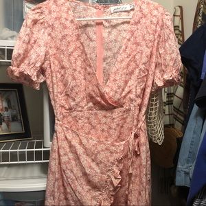 Pink Floral Petal and Pup Dress NEVER WORN